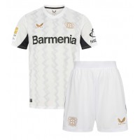 Maglia Calcio Bayer Leverkusen Edmond Tapsoba #12 Seconda Divisa Bambino 2024-25 Manica Corta (+ pantaloncini)